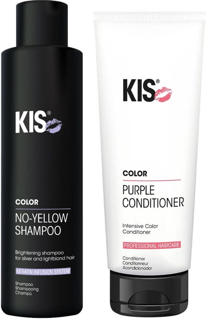Kis - No Yellow - Duo Set Shampoo 250 ml + Conditioner 250 ml