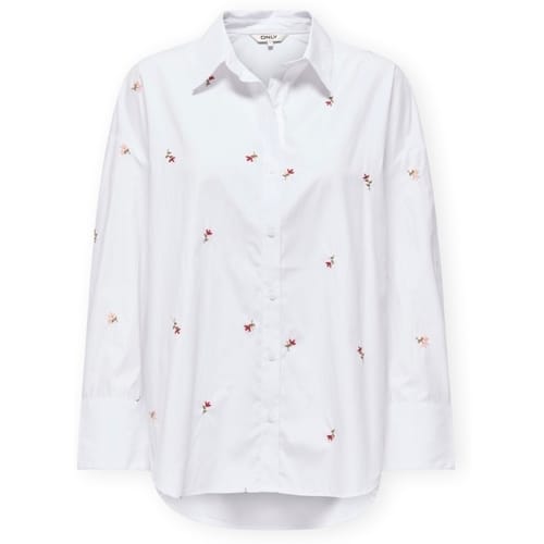 ONLY - ONLOREGON ALVA LS EMB SHIRT WVN - Meisjes - Blouses