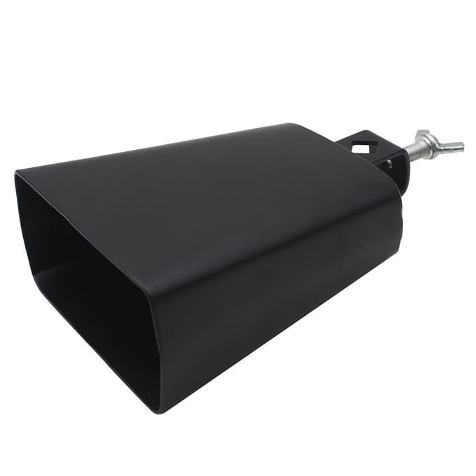 5 inch ijzeren koebel percussie-instrument met klepel voor drumsetkitaccessoire 5 zwart
