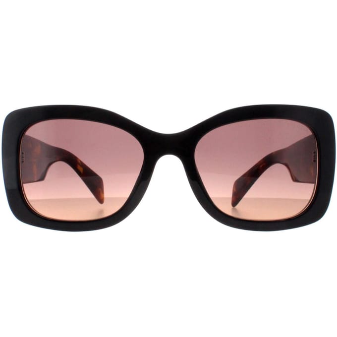 Prada PRA08S 12O50C mahonie bruin gradiÃ«nt zonnebril