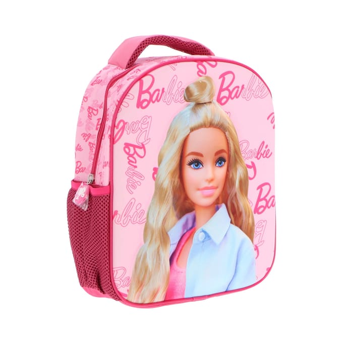 Barbie 3D Rugzak - Schooltas - Polyester - Roze - Rugzak kind