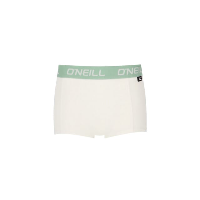 O'Neill dames boxershorts 2-pack - green marshmallow white - maat XL
