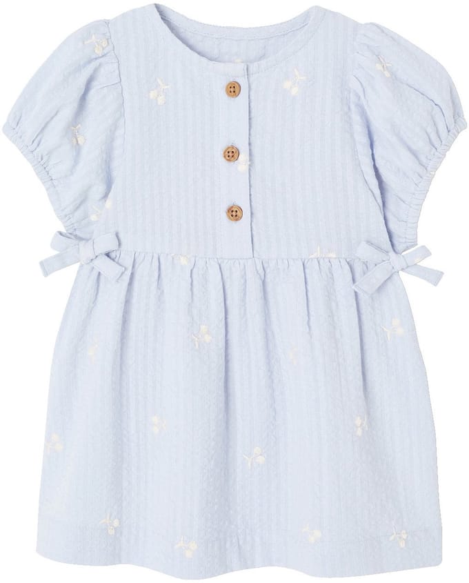 Vertbaudet Jurk voor babymeisjes met geborduurde details