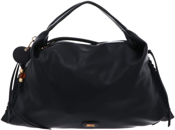 DKNY schoudertas handtas Rocco Hobo Bag Blk / Gold zwart