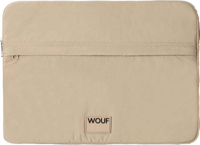 Wouf Laptop hoes 13-14 inch - Downtown Oatmilk
