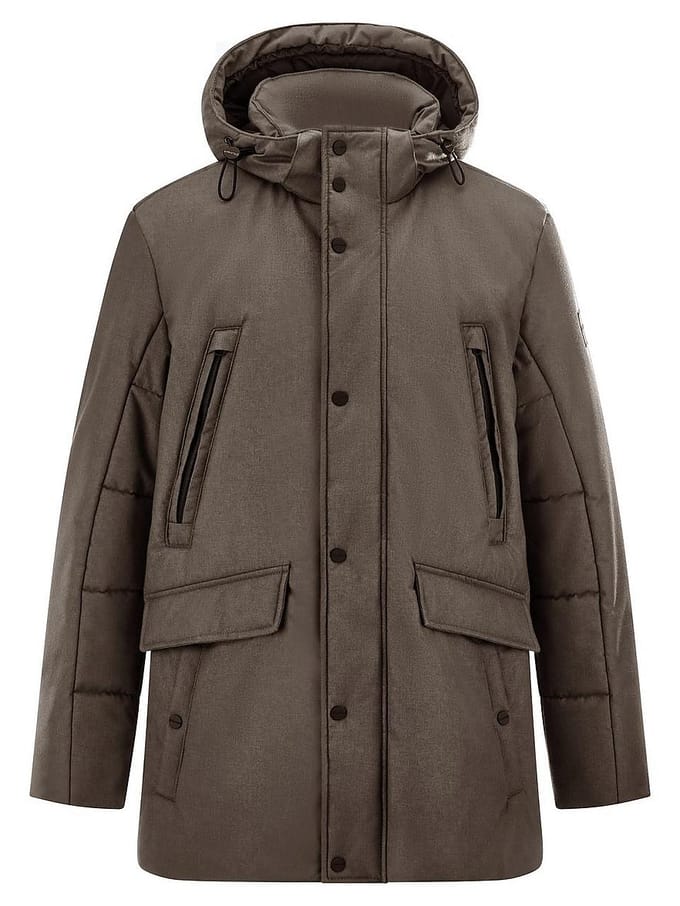 Dikke winterjas Van CALAMAR beige