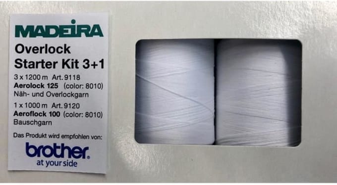 Brother overlock starter kit 3+1