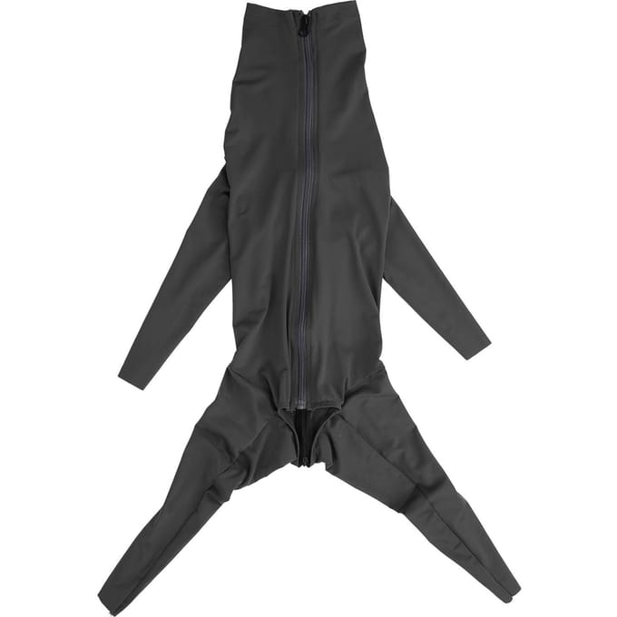 Hondenpak Volledige Bedekking Elastisch Voorkomt Verharen Hondenbodysuit voor Postoperatief S S gray