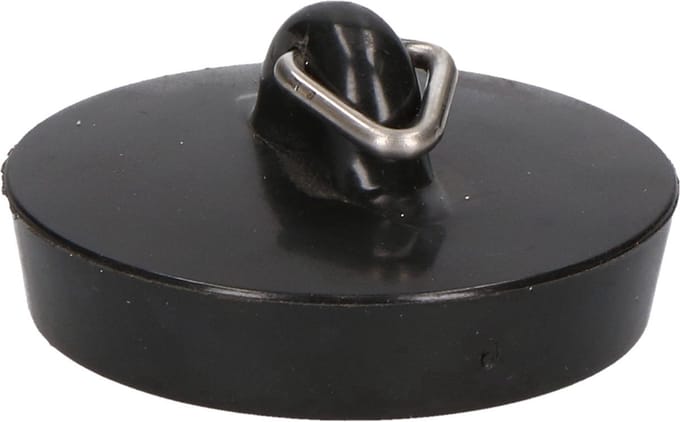 Scoby - Gootsteendop - Stop - Gootsteen afsluiten - Plug - Sink Stopper - Zwart - Universeel - One size - 45MM