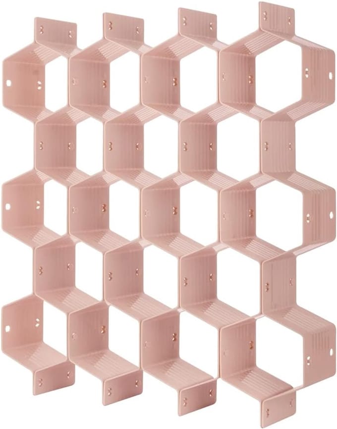 Famanu Lade Divider Organizer 8 stks DIY Plastic Grid Honingraat Lade Divider