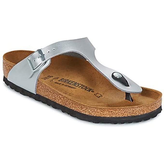 Birkenstock Gizeh Dames Slippers Regular fit - Silver - Maat 41