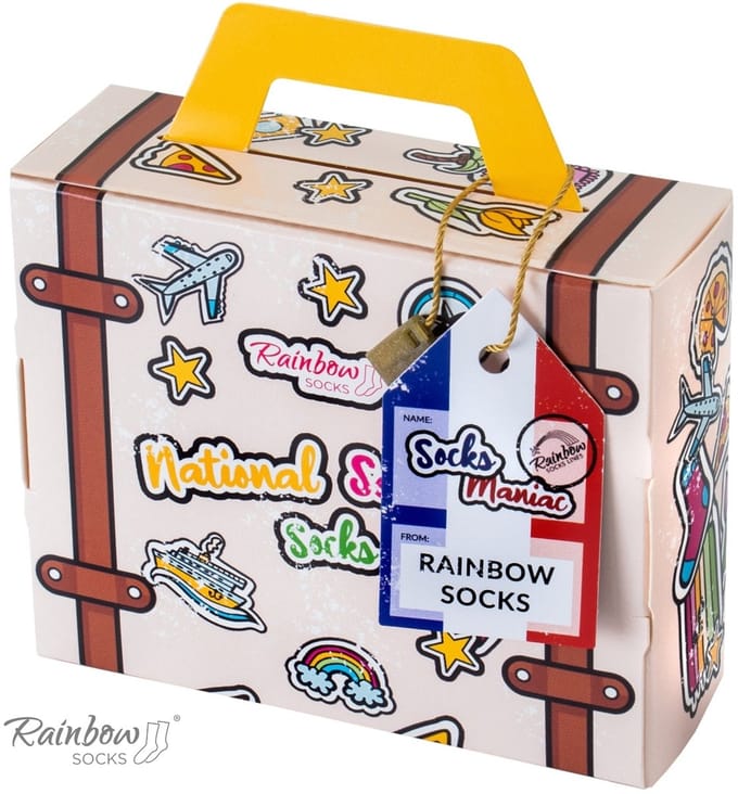 Rainbow Socks - Sokken - Frankrijk - Nationale Blauw;Wit;Rood