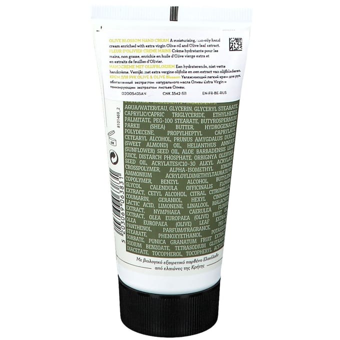 Korres Pure Greek Olive Hand Cream Handcrème Dames 75 ml