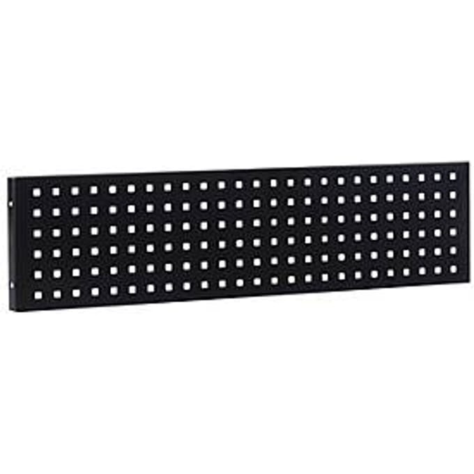 Schulte Lagertechnik Afscherming voor uitschuifbaar baliesysteem MULTIplus, B 1000 x H 250 mm, geperforeerde staalplaat, zwart