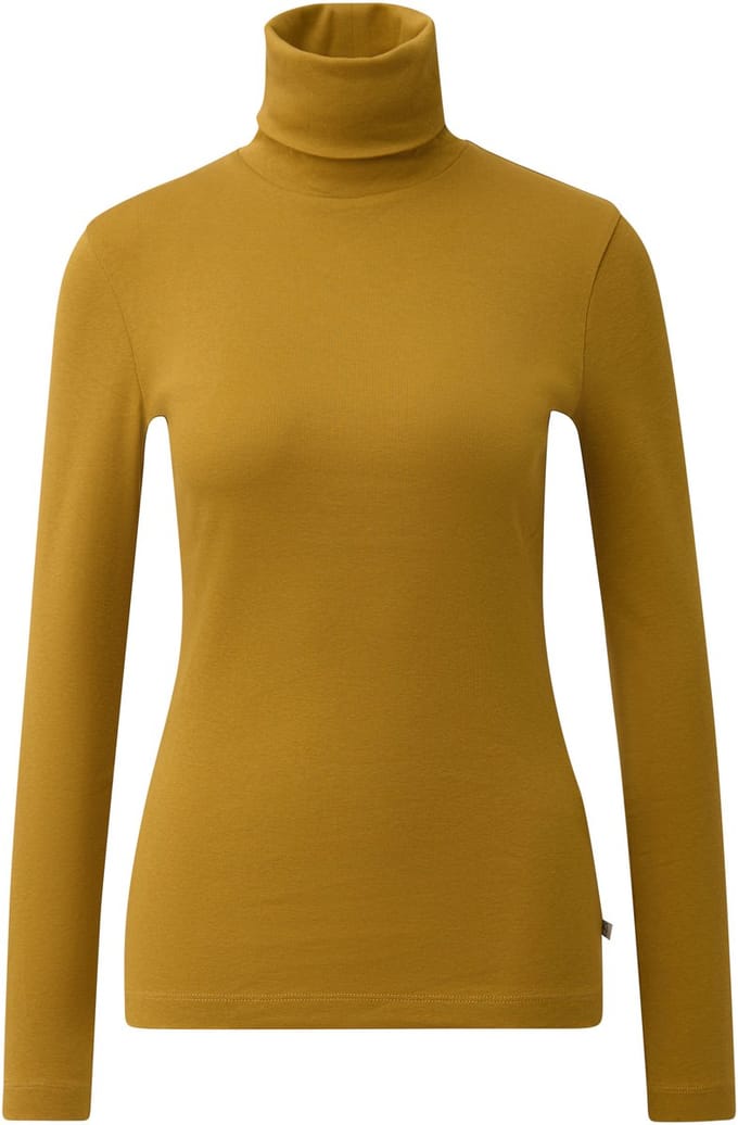 Q/S designed by - Dames t-shirt - Maat L - Vrouwen - Bruin - katoen