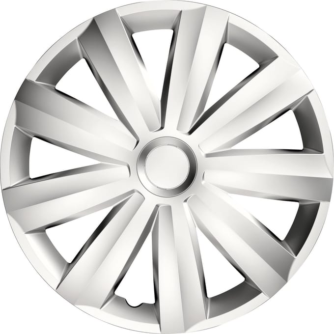 Carpoint Wieldoppen Venture 16 Inch Abs Zilver Set Van 4