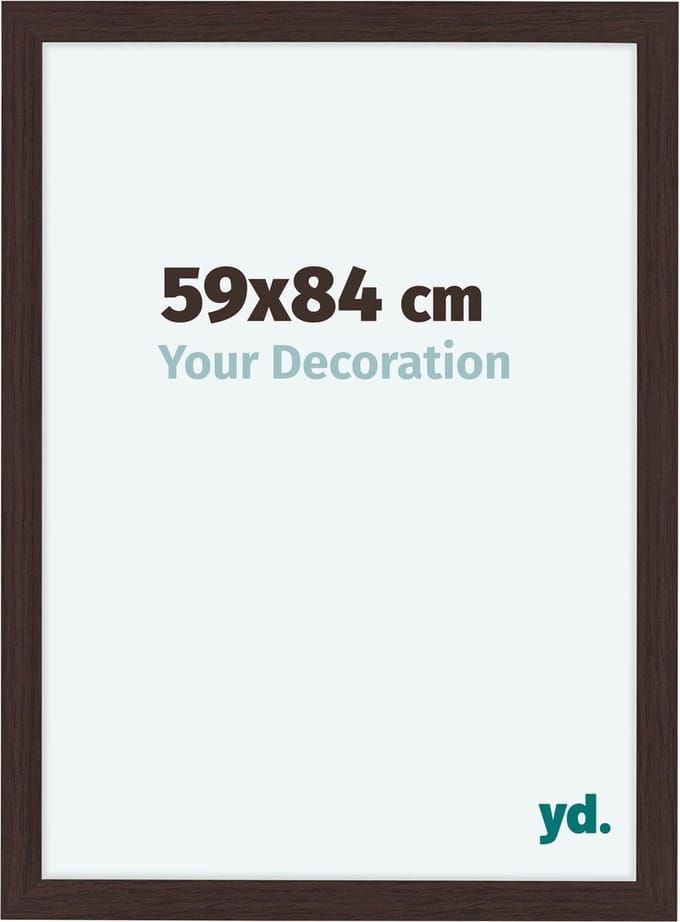 Your Decoration - Fotolijst 59x84 cm - MDF - Eiken Donker - Como