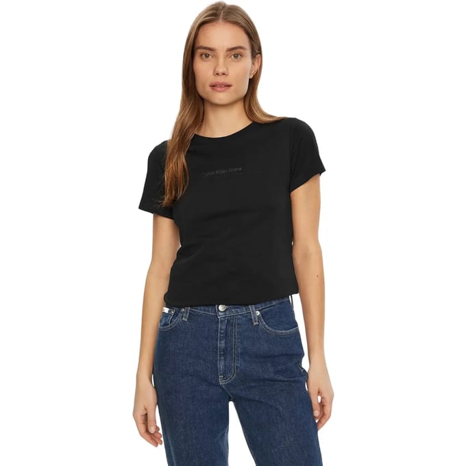 Grafische katoenen T-shirt Calvin Klein