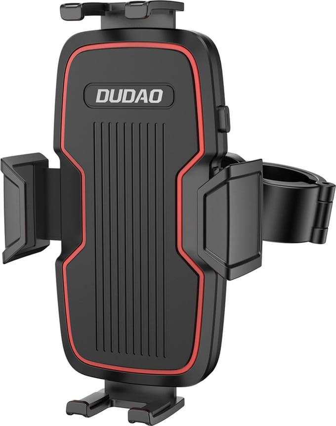 Dudao Universele Telefoon Motor Stuurhouder (4.6-10 cm breed) Zwart-Rood