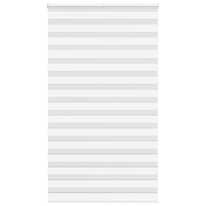 vidaXL - Zebra - rolgordijn - 130x230 - cm - stofbreedte - 125,9cm - polyester - wit