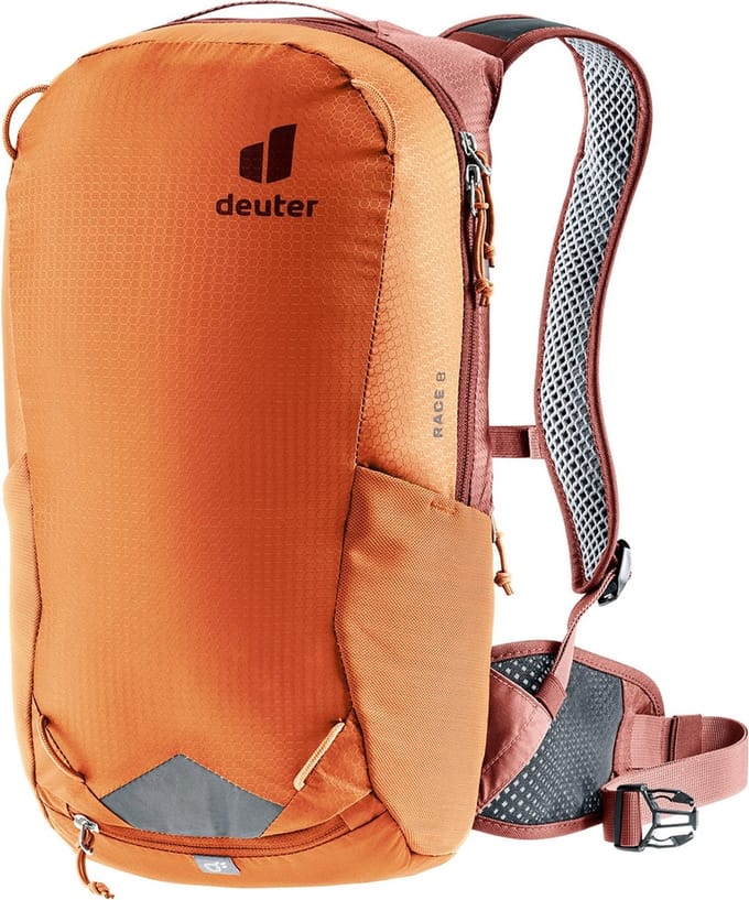 deuter vrijetijdsrugzak rugzak Race Backpack 8 Chestnut - Redwood koper
