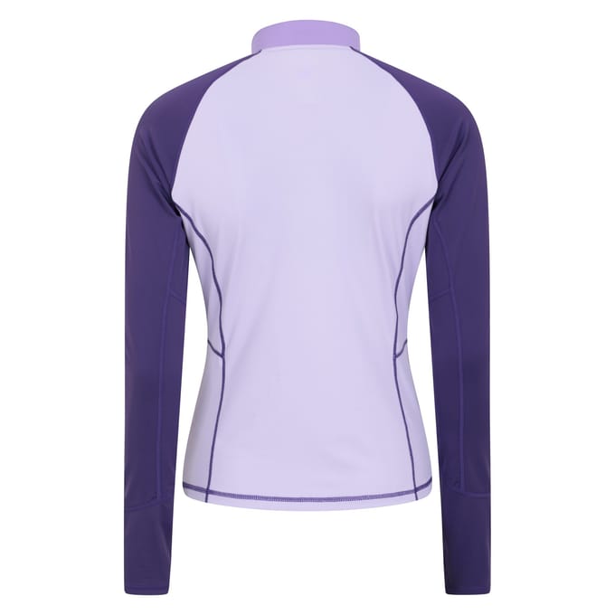 Mountain Warehouse Dames/Dames Helston Rash Guard met lange mouwen (Paars)