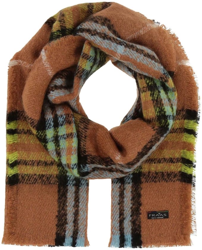 FRAAS sjaal Cashmink® stole with FRAAS pattern Apple veelkleurig