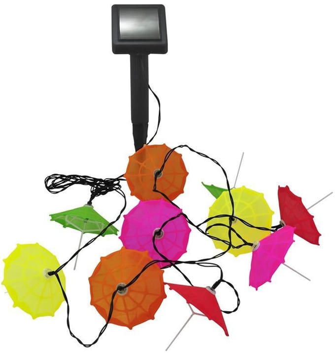 Goldlux Serie - Solar Tuingirlande met LED - 3,8m - Kleurrijk - IP44