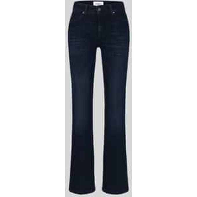 Regular fit bootcut-jeans van mix van viscose en katoen model 'PARIS FLARED'