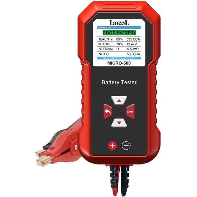 LCD Kleurendisplay Auto Motorfiets Accu Starten Laden Tester 12.0V Loodzuur Lithium Batterij veelkleurig