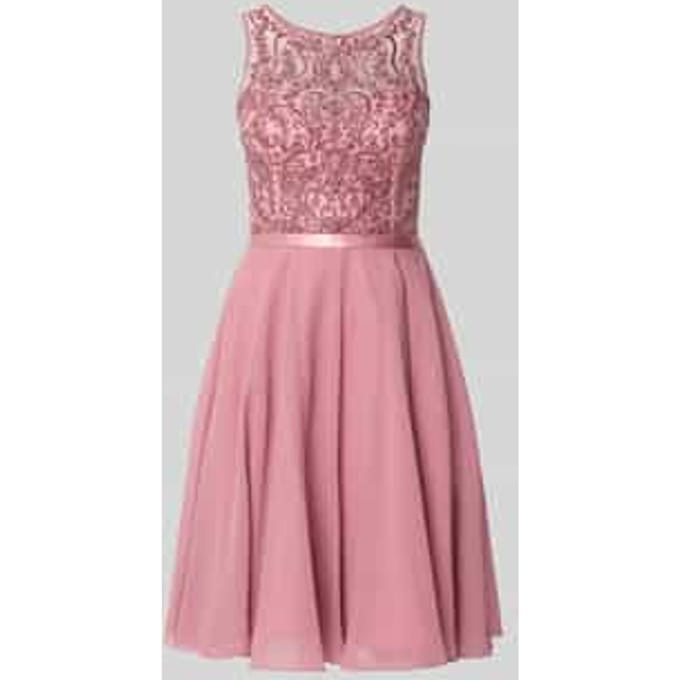 Cocktailjurk met strass-steentjes