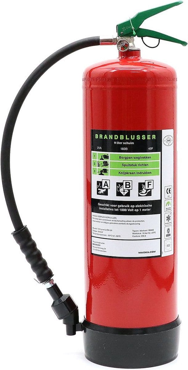 Schuimblusser Vetblusser 9 Liter Vetbrand vorstvrij ABF