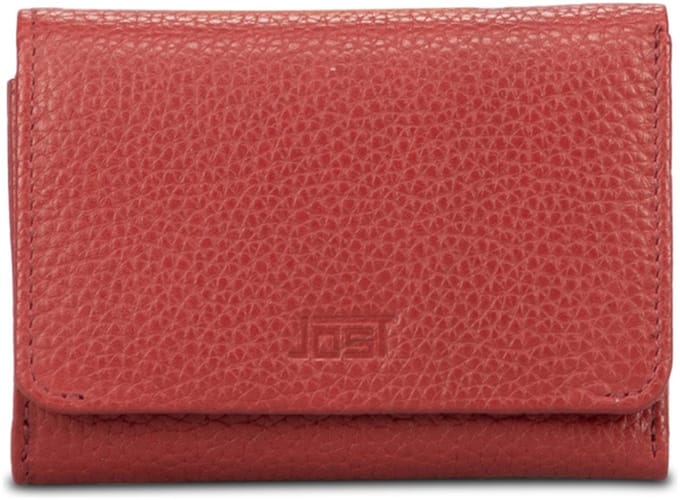 JOST Leren portemonnee Vika Wallet Red rood