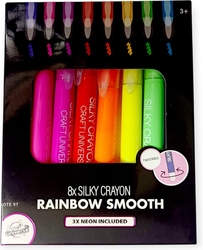 Craft Universe - Krijtmarkers- Silky Crayon-8 stuks