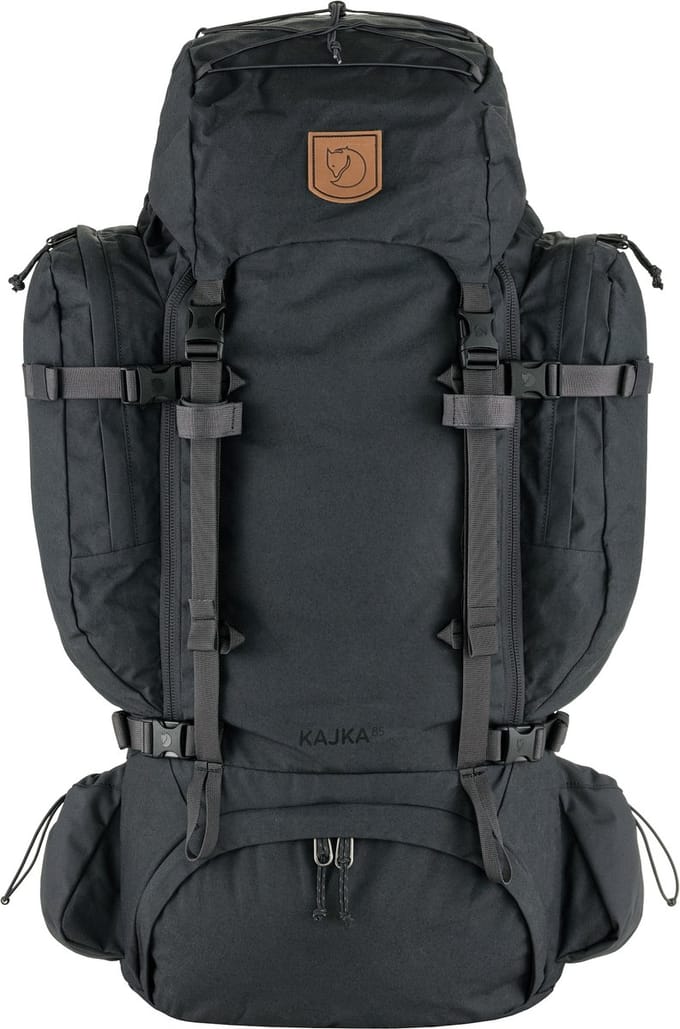 Fjällräven trekkingrugzak rugzak Singi Kajka 85 Backpack Coal Black zwart