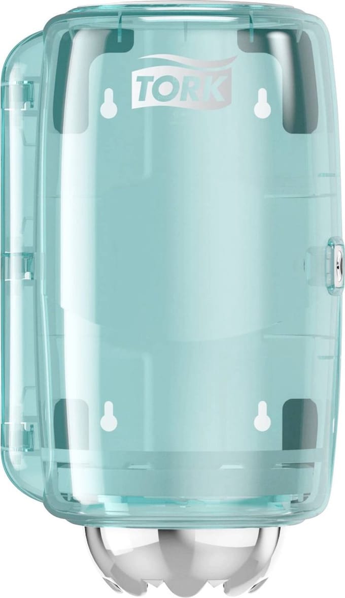 TORK 658000 Performance Papierenhanddoekdispenser Kunststof Wit, Turquoise 1 stuk(s)