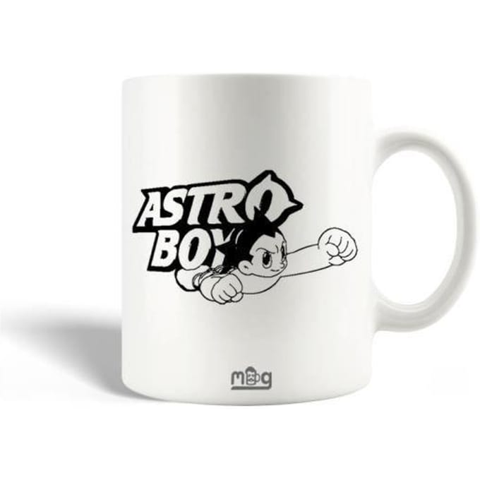 Mug en Céramique - Astro - Petit Robot Manga - 30cl - Compatible Lave-Vaisselle - Blanc