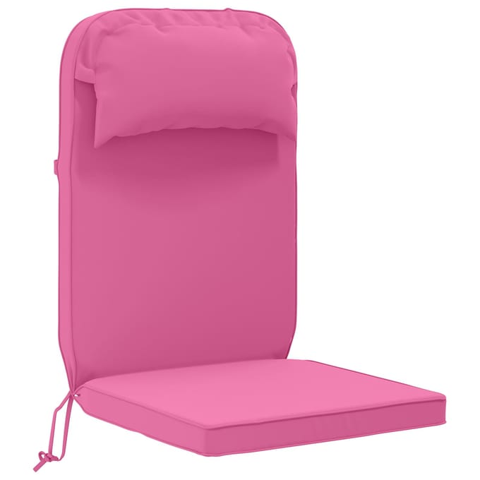 vidaXL - Zon - Ligzitzak - Kussen - 100% - Polyester - Roze - 55 - x - 124 - x - 5 - cm