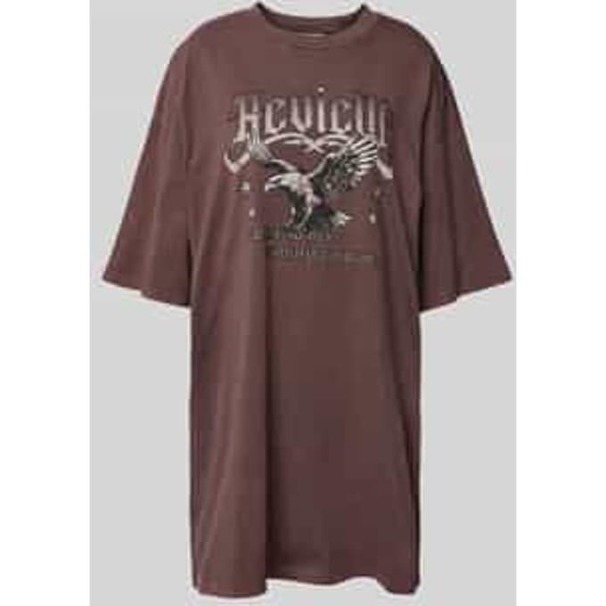 Oversized t-shirtjurk in minilengte