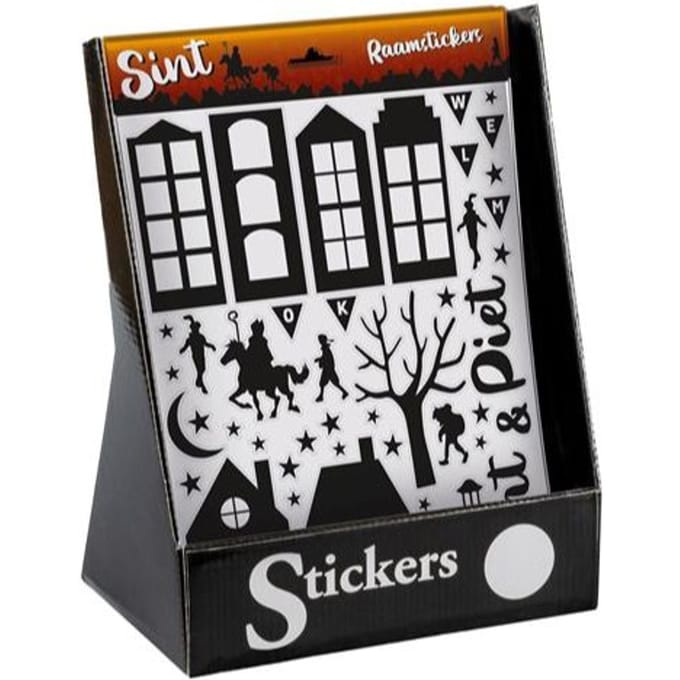 Sinterklaas raamsticker a4 - vel