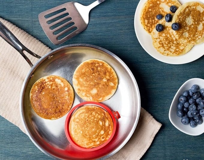 Waledano® Ei Ring - Cakevorm - Bakvormen - Bakvorm Voor Eieren & Pannenkoeken - Siliconen Bakvorm - Pannenkoekenring - 2 Stuks