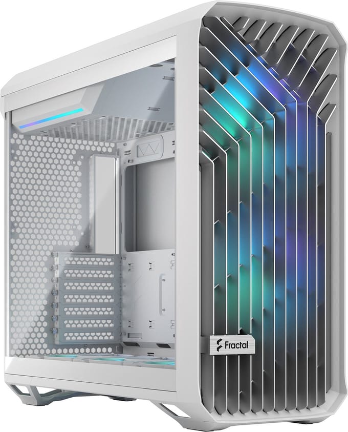 Fractal Design Torrent RGB - White TG Clear Tint - Case - Miditower - Wit