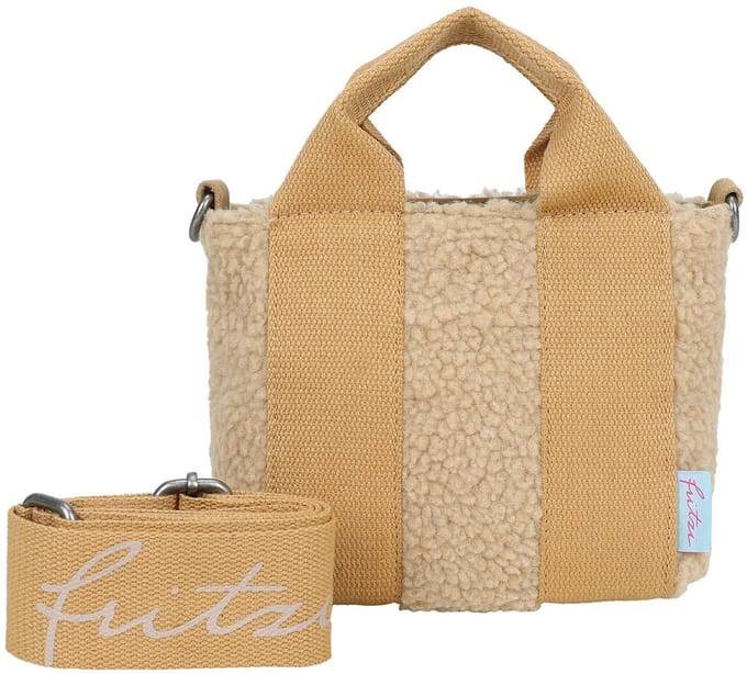 Fritzi aus Preußen schoudertas Bini Limited Crossbody Teddy beige