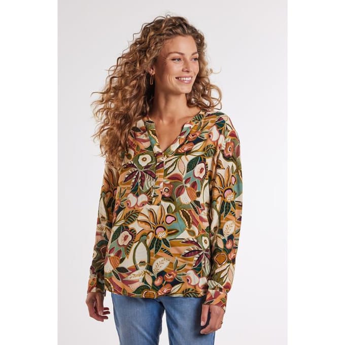 DIDI Dames Blouse Lola Lemon love print maat 34