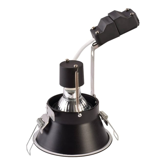 SLV Horn O inbouwlamp zwart