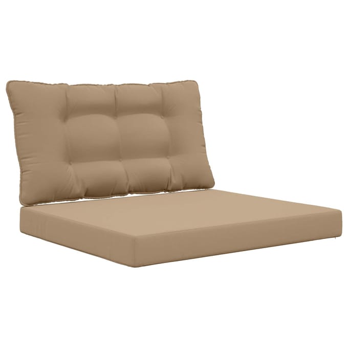 vidaXL - Buitenbankkussen - Polyester - Taupe - 80 - x - 68,5 - cm