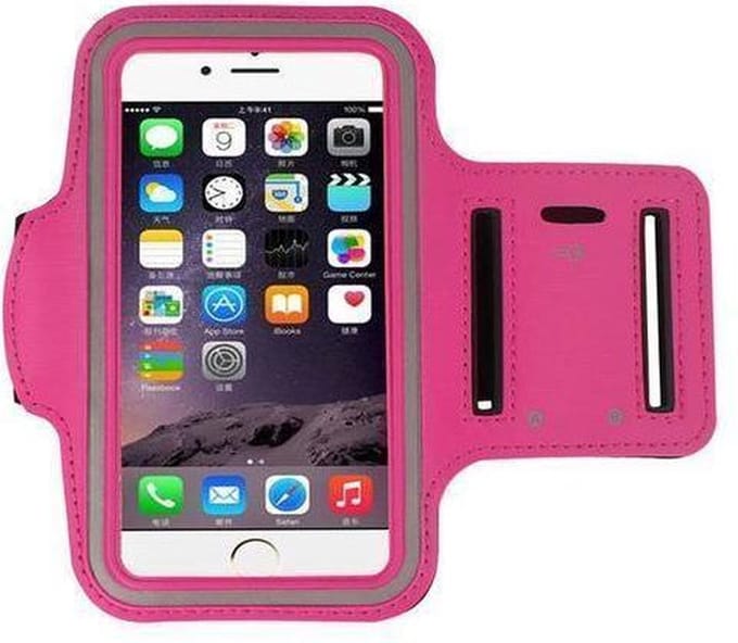 Roze Sportarmband Hardloopband Geschikt voor LG K8 (2018)