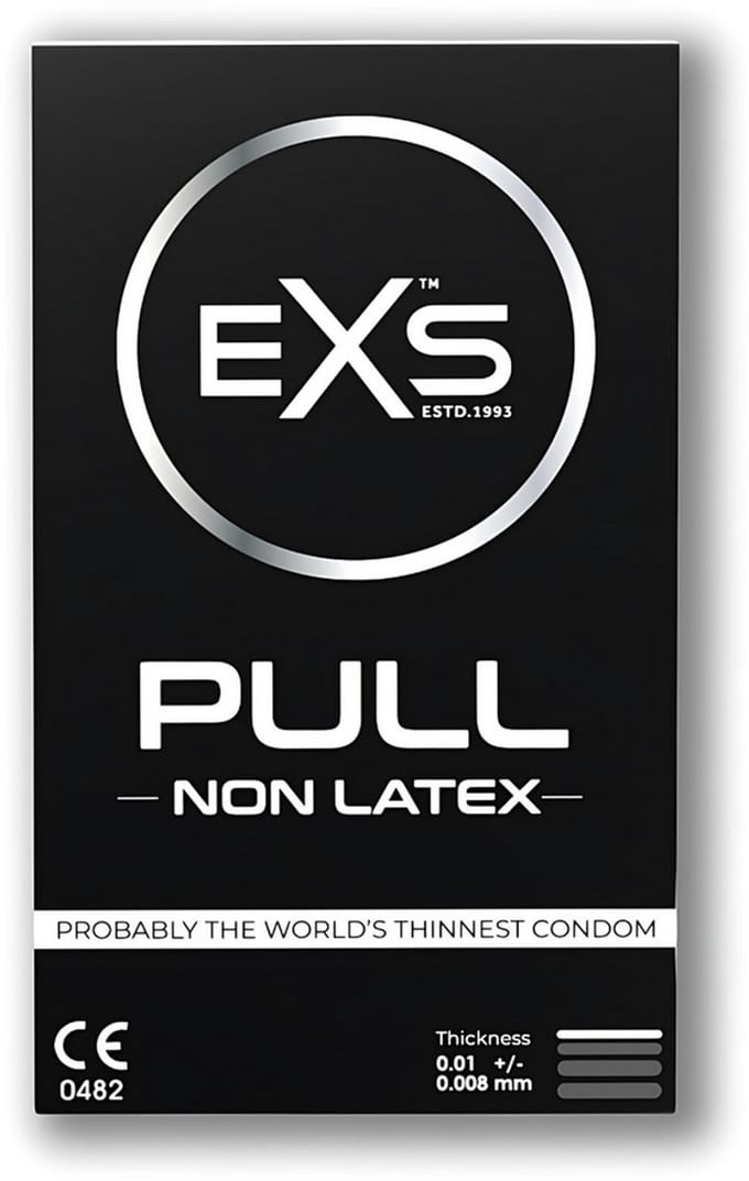 EXS Pull - Non-Latex Condooms - 3 Stuks - Transparant
