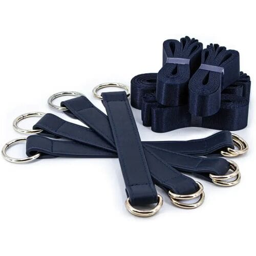 NS Novelties - Tie Down Straps - Bondage / SM Restraints Blauw