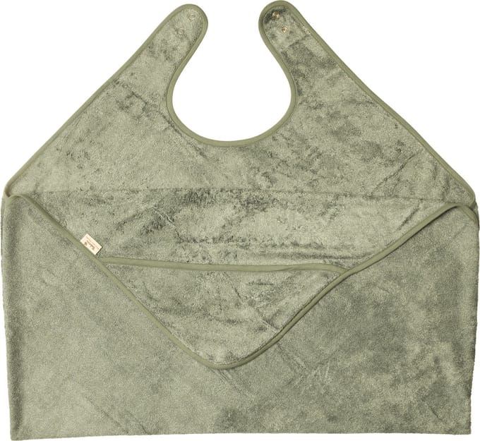 Timboo Cuddle towel adult/baby - whisper Green